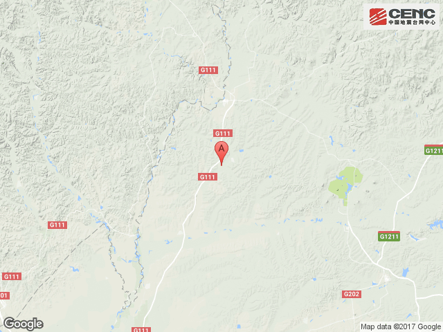 黑龙江黑河市嫩江县附近发生3.0级左右地震