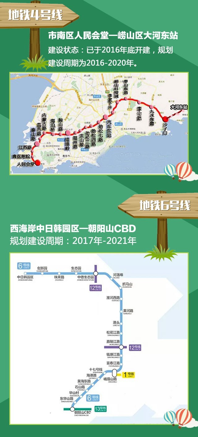 1号线、2号线、8号线……2021年青岛9条地铁都在这了！