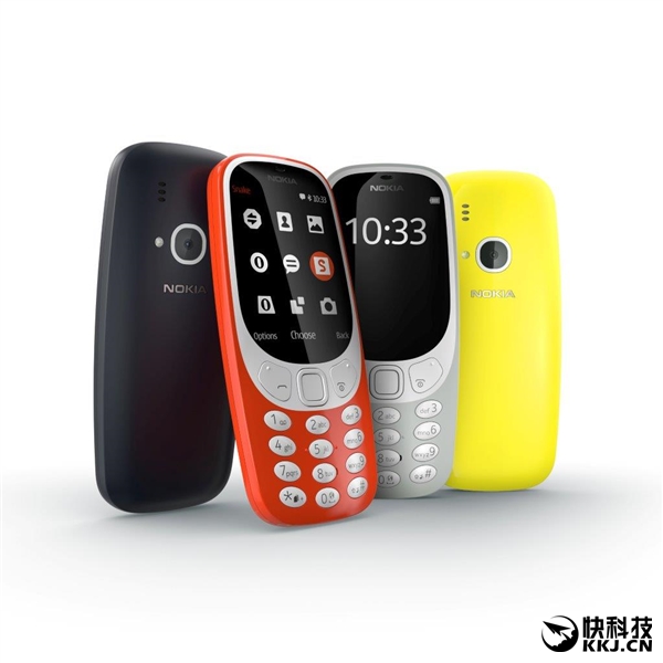 360元！Nokia公布全新升级神机3310：颜色亮骚