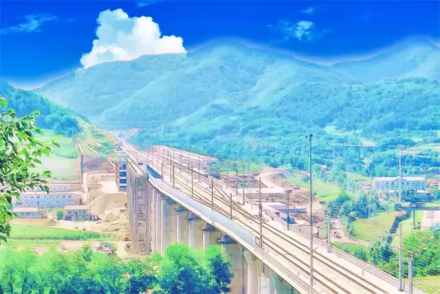 沈丹高铁辣么美！让我们一起乘坐春天的列车感受的美丽风景吧！