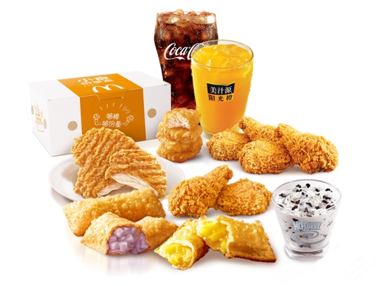hungry push Mcdonald's to enjoy afternoon tea only, favourable formula 62 tuck up! 