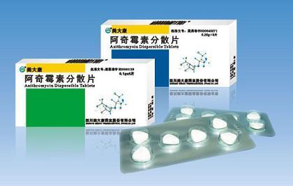 山莨菪碱（654-2）与阿奇霉素的巧妙联用