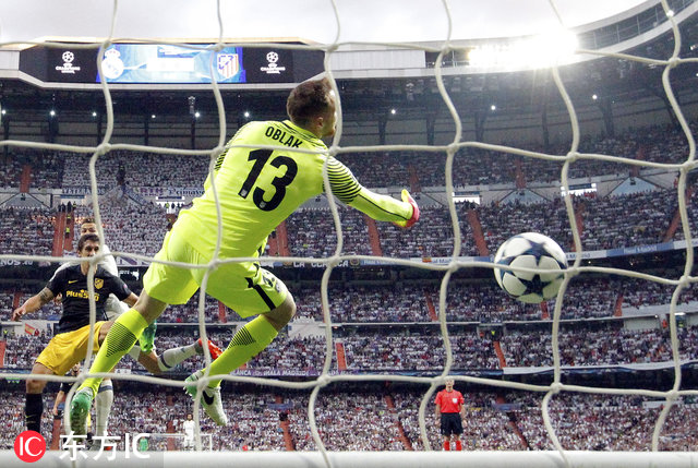C罗帽子戏法 欧冠半决赛首回合皇家马德里3-0马德里竞技