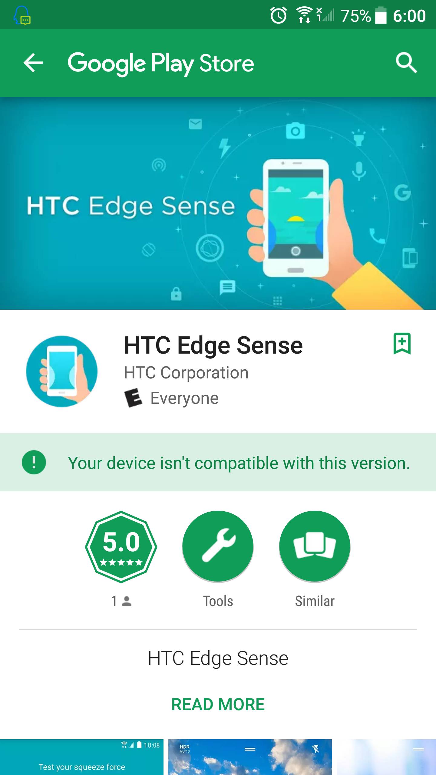 HTC Edge Sense系统软件在play店铺发布！