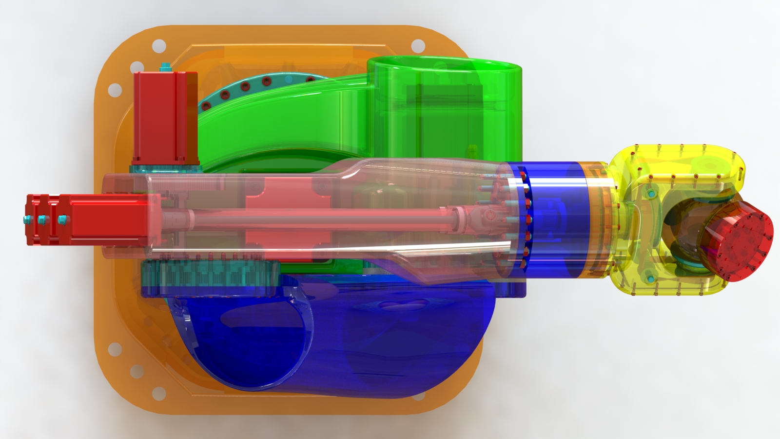 完整的6自由度机器人手臂3D建模图纸 SOLIDWORKS