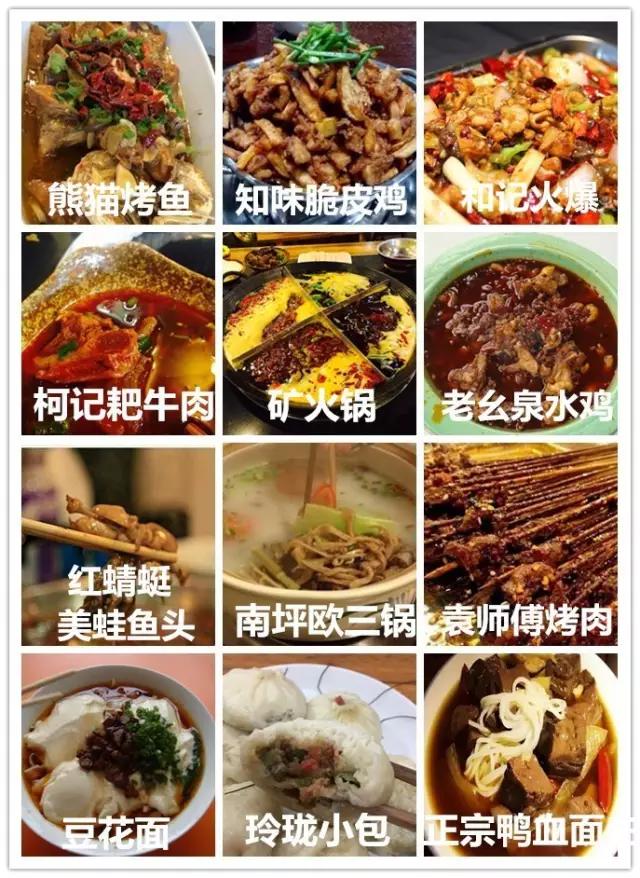 熬夜吐血推荐！重庆108家巴适美食！你敢说吃过一半以上吗？