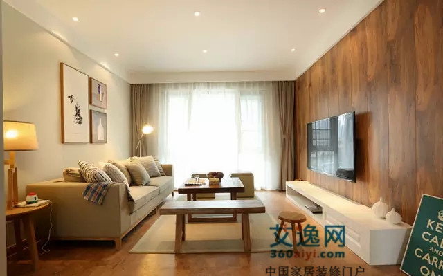 北京旧房改造装修，89平小户型变身现代简约田园家