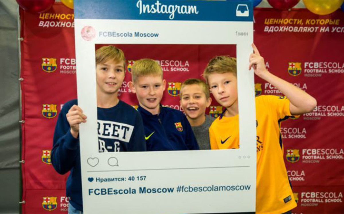 全球化进行中，巴萨足球学校莫斯科分部成立