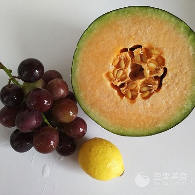 葡萄哈密瓜汁#每道菜都是一台食光机#