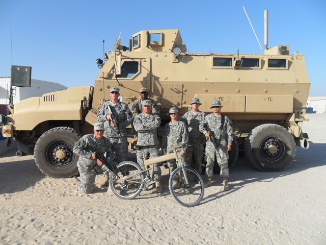 美军的制式装备自行车，堪称两个轮子的悍马