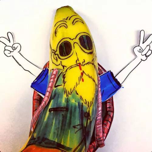 这是哪个丧心病狂？把香蕉画成这样！谁还敢吃啊啊啊？