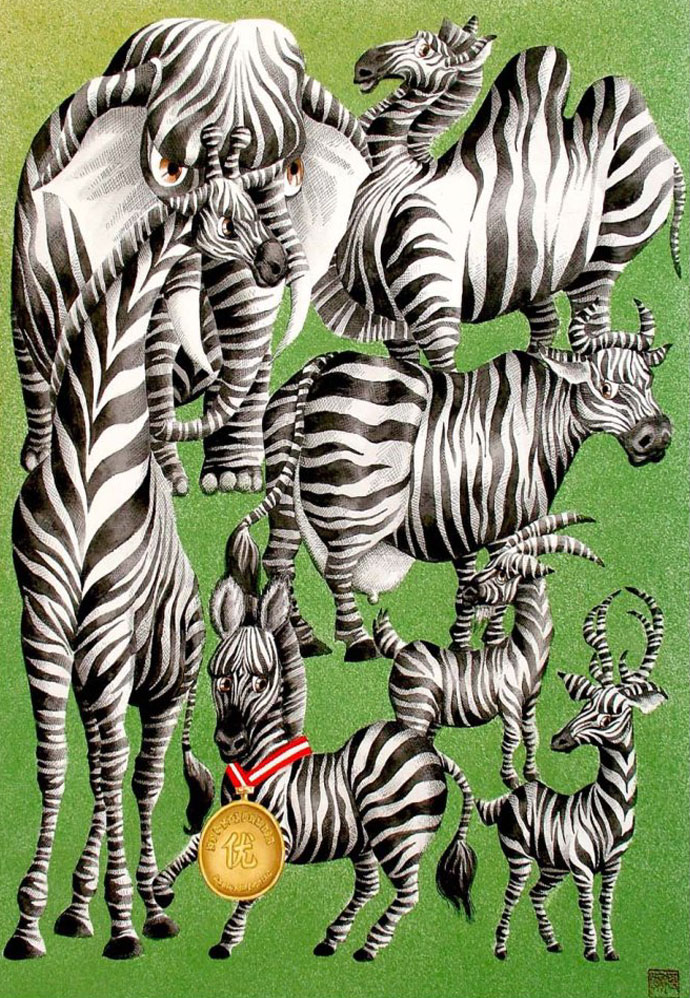 天天漫画网:漫画家张滨《水墨漫画是时代特色的绘画种类》