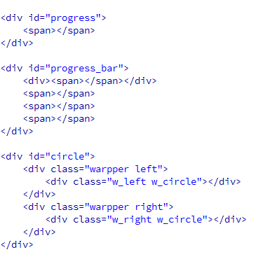 css3 实现的三种进度条填充效果