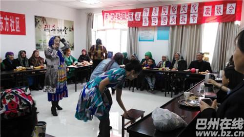 东方社区开展“传承民族文化喜迎诺肉孜节”活动