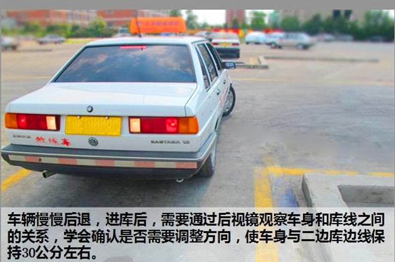 超强倒车入库技巧！完整图片解说