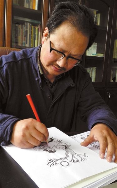 天天漫画网:漫画家鲁楠《从生活中寻找创作灵感》