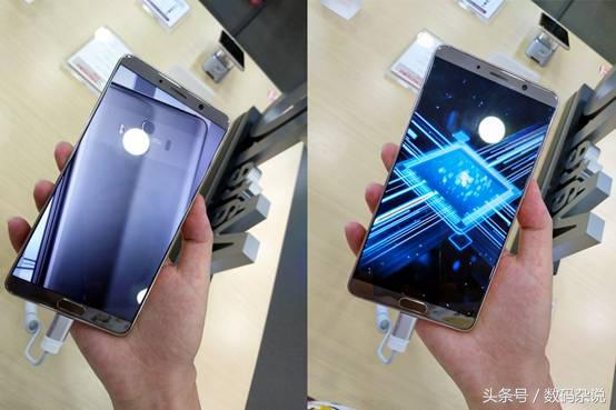 华为公司Mate10店内实拍视频比照Mate 9 Pro，比想像的也要大