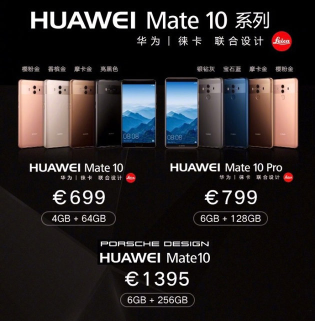 同是商务接待旗舰手机，挑选华为公司Mate 10還是金立M7？