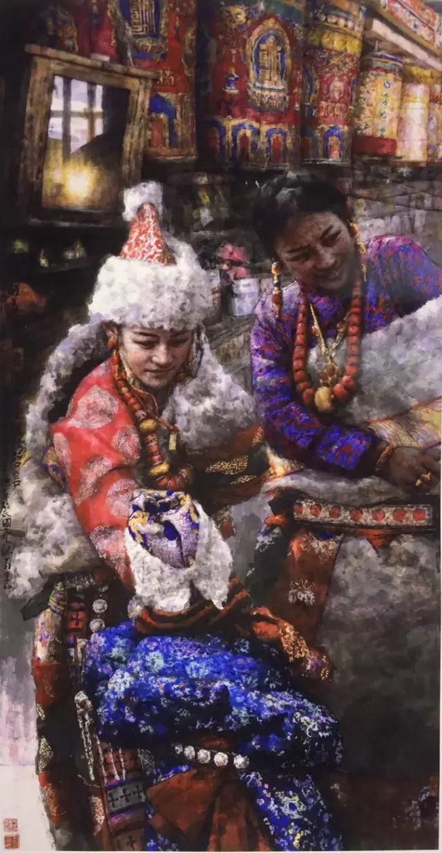 自由与浪漫环绕，虔诚与正直交织——著名画家南海岩笔下的西藏