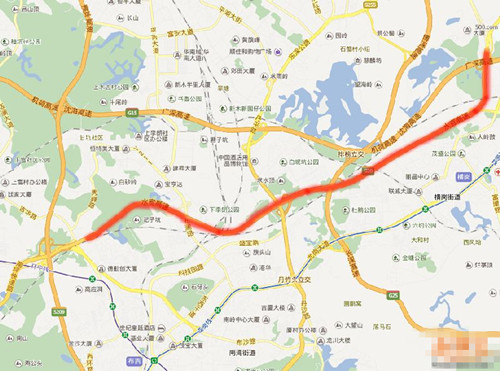 深圳水官高速免费有望今年实行 深圳水官高速地图一览