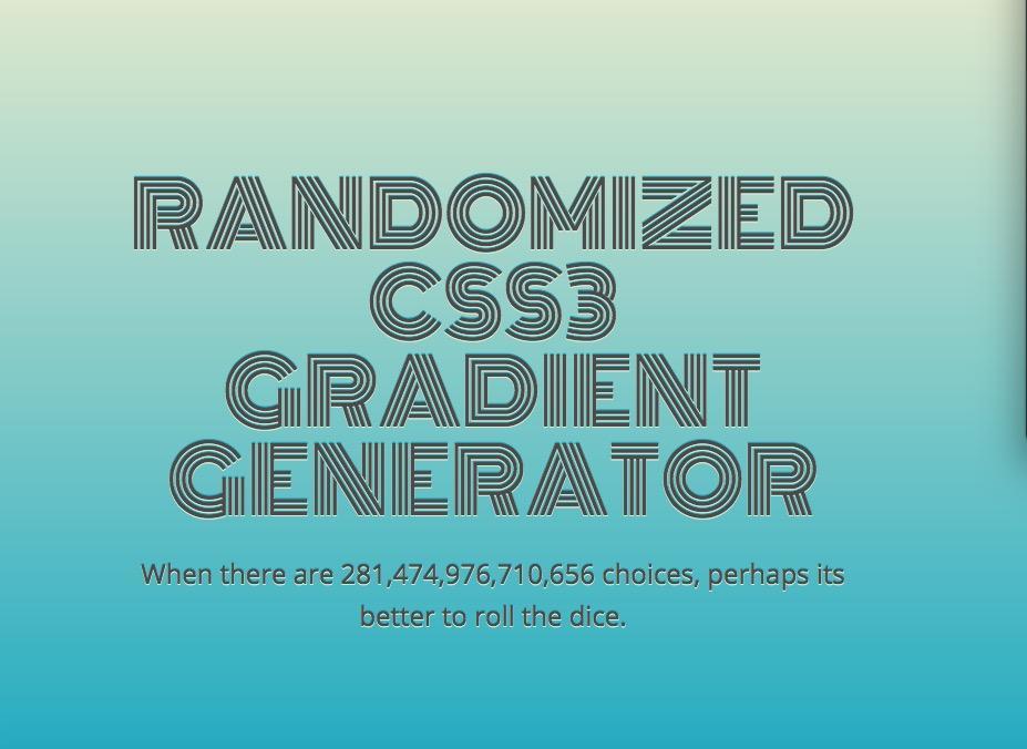 知道这些 CSS 代码在线生成工具，让你少写1,000行代码~