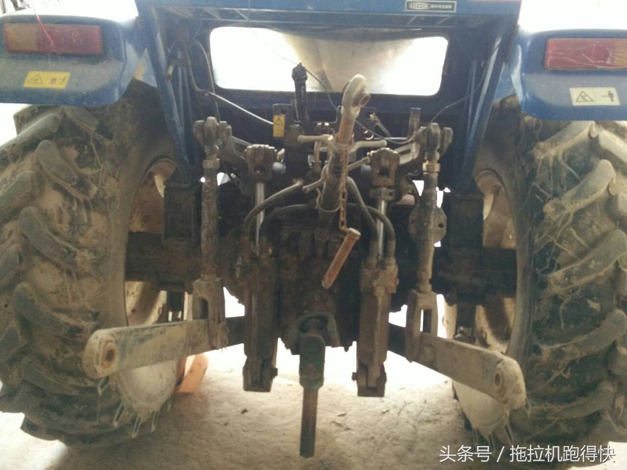 朋友新買的二手福田1000拖拉機(jī)，800小時(shí)，5萬(wàn)元