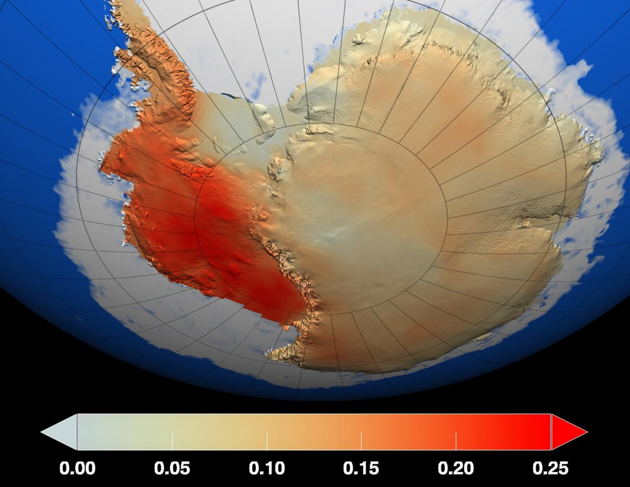 南极洲下有巨大的地幔柱，这解释为何冰盖是如此不稳定