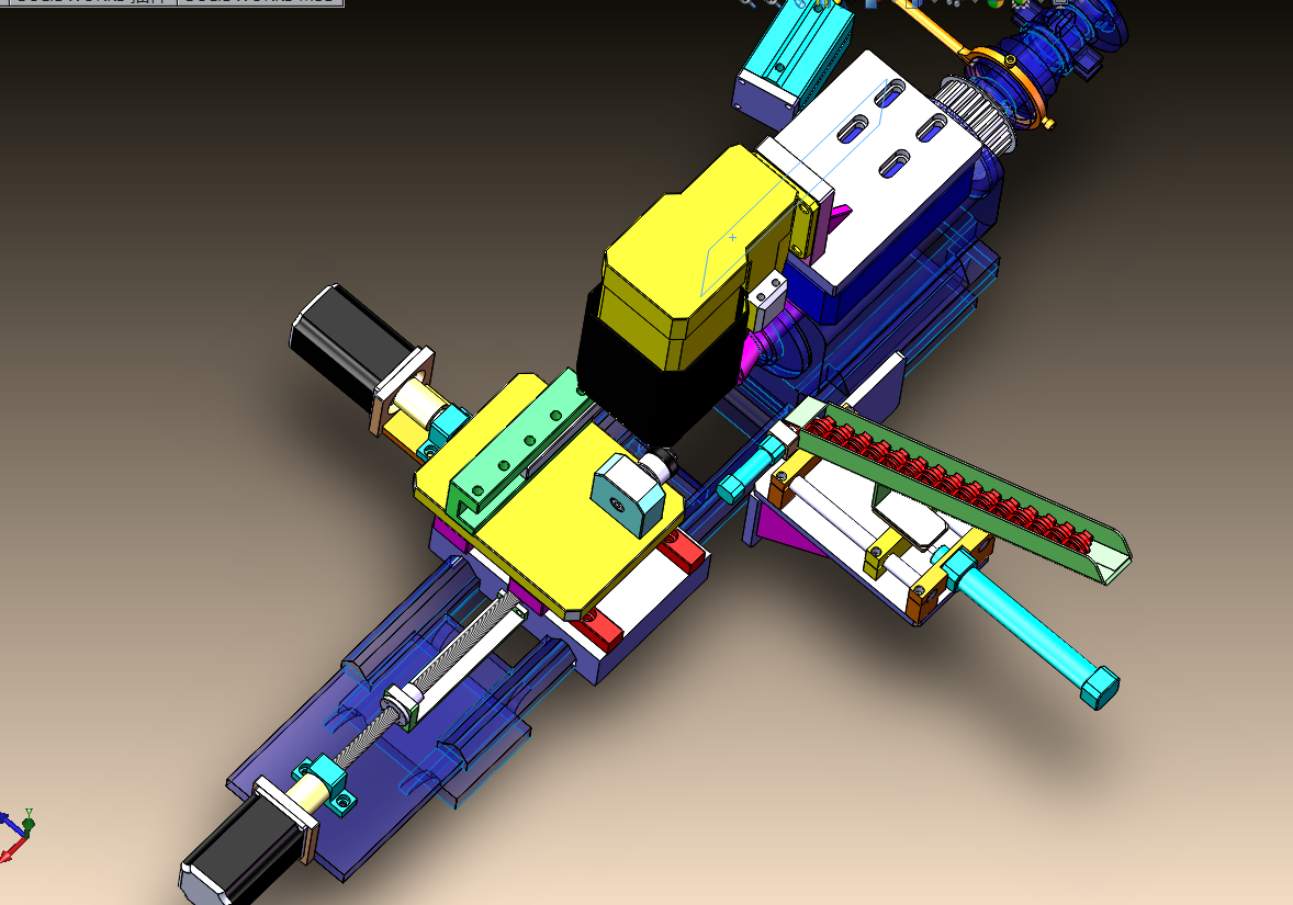 简型仪表车床三维数模图纸 Solidworks设计