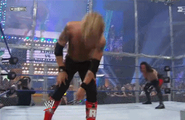 WWE劲爆摔角招式！WWE冠军罗曼跳绳失误？搞笑！