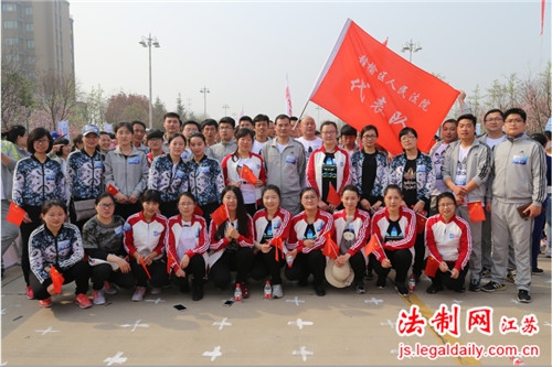 连云港赣榆法院60名干警参加首届赣榆半程马拉松比赛