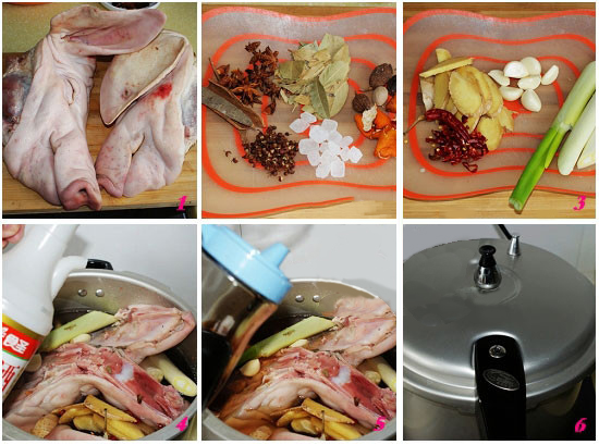 图片[2]-正宗陕北包头肉制作全过程 官方叫“猪头压肉” 青石也能做菜！-起舞食谱网