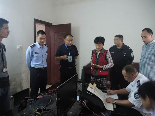 广西鹿寨：警方联合文体部门取缔一家“黑网吧”