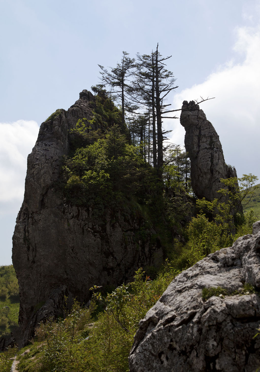 野人出没的地方神农架板壁岩