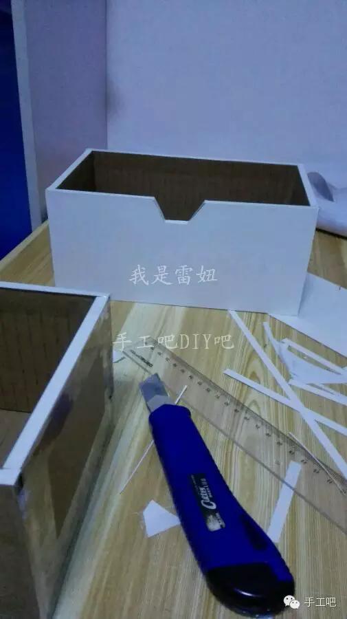 手工DIY-纸壳箱做个床头收纳