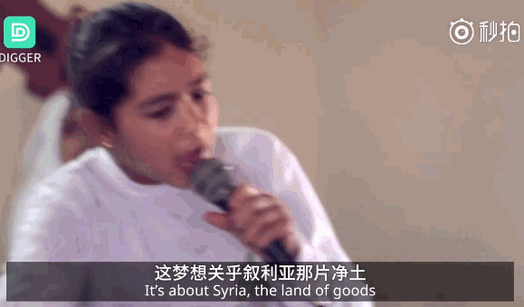 The refugee also has Xi to breath out! Syrian refugee children sing peace with song of Rap critically war