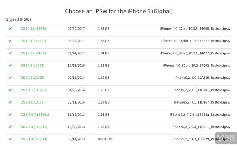 老款iPhone/iPad能够 退级啦 iPhone对外开放iOS退级安全通道