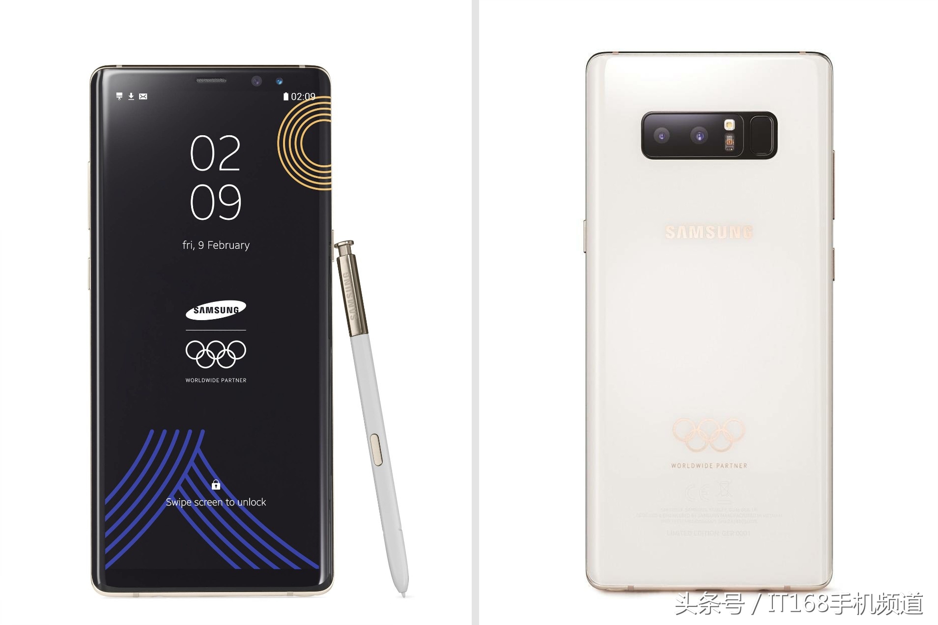 真富有！三星Note8发布冬季奥运会订制版，赠予选手4000手机！