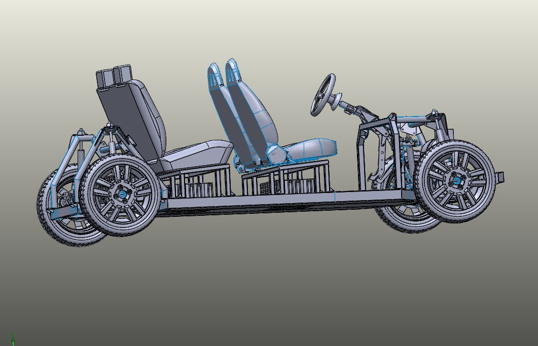 Tabby EVO四座版纯电动车实体模型开源系统3d图纸纸 Solidworks设计方案 附STP