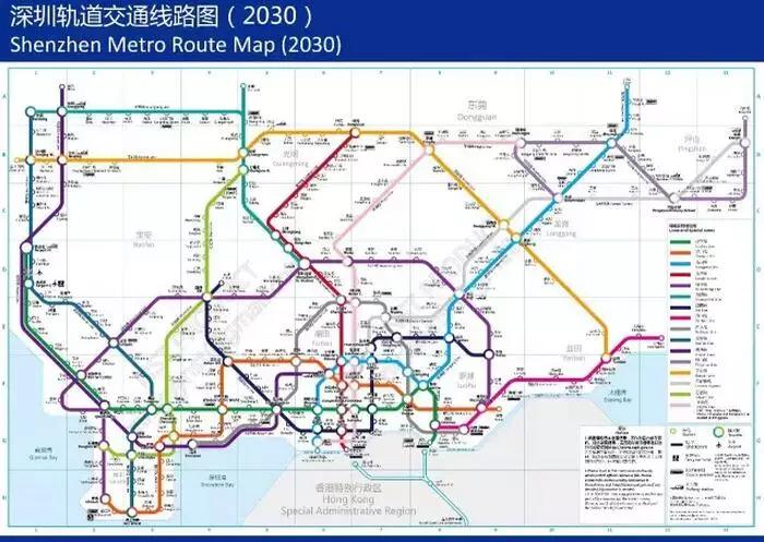 收藏！深圳的地铁时代真的来了！最新21条线全图！
