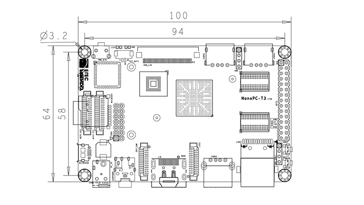 NanoPC-T3 Plus，全新升级八核64-Bit工业生产级卡片电脑，平稳压倒一切！