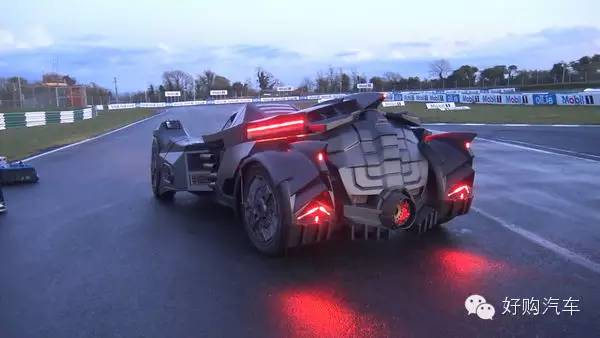 现实版蝙蝠战车，兰博基尼V10发动机，全车身碳纤维设计