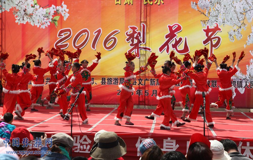 民乐县举行2016年梨花节