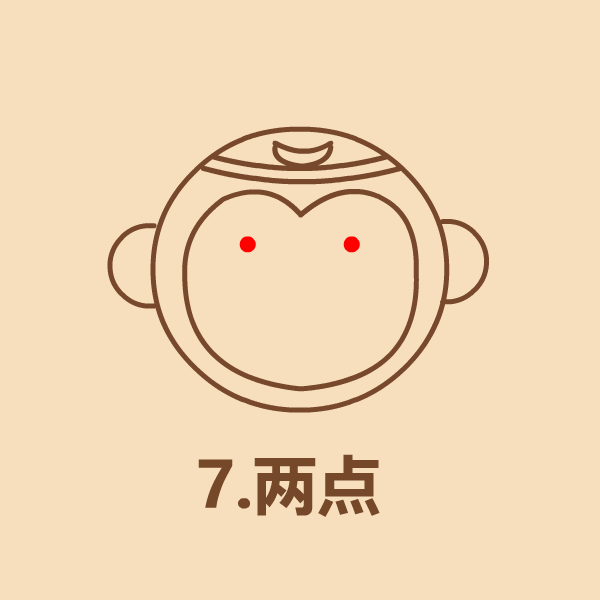 如何用懒方法画孙悟空
