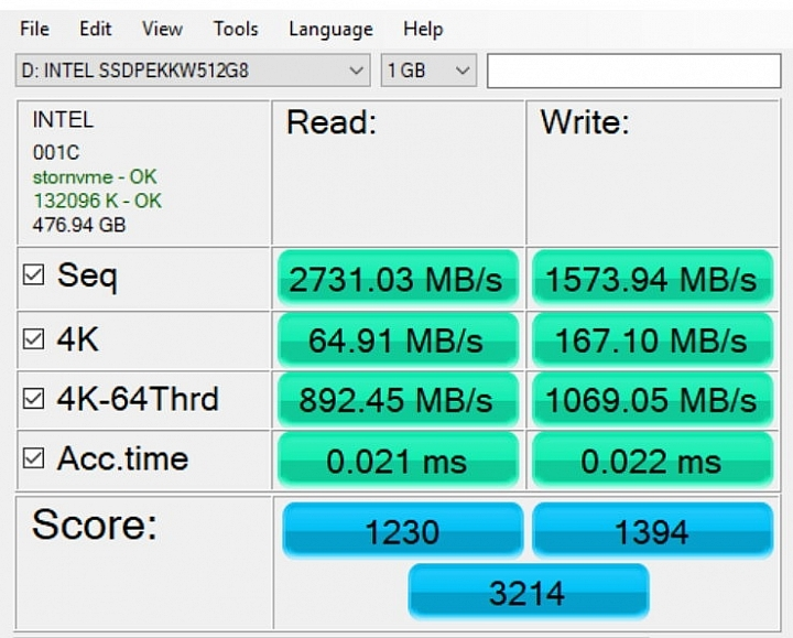 光一般的速度：3200MB/s高速传输！英特尔SSD 760P固态硬盘实测！