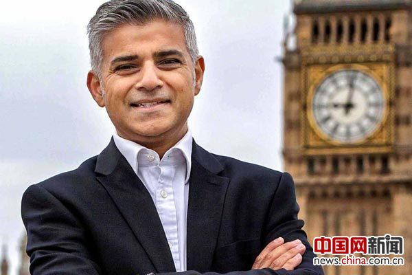 伦敦将迎来首位穆斯林市长 系巴裔公交司机之子