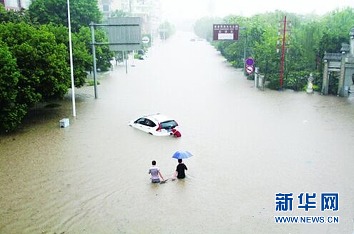 2016年首场暴雨“洗礼”遂宁城区 海绵城市建设效果初步显现
