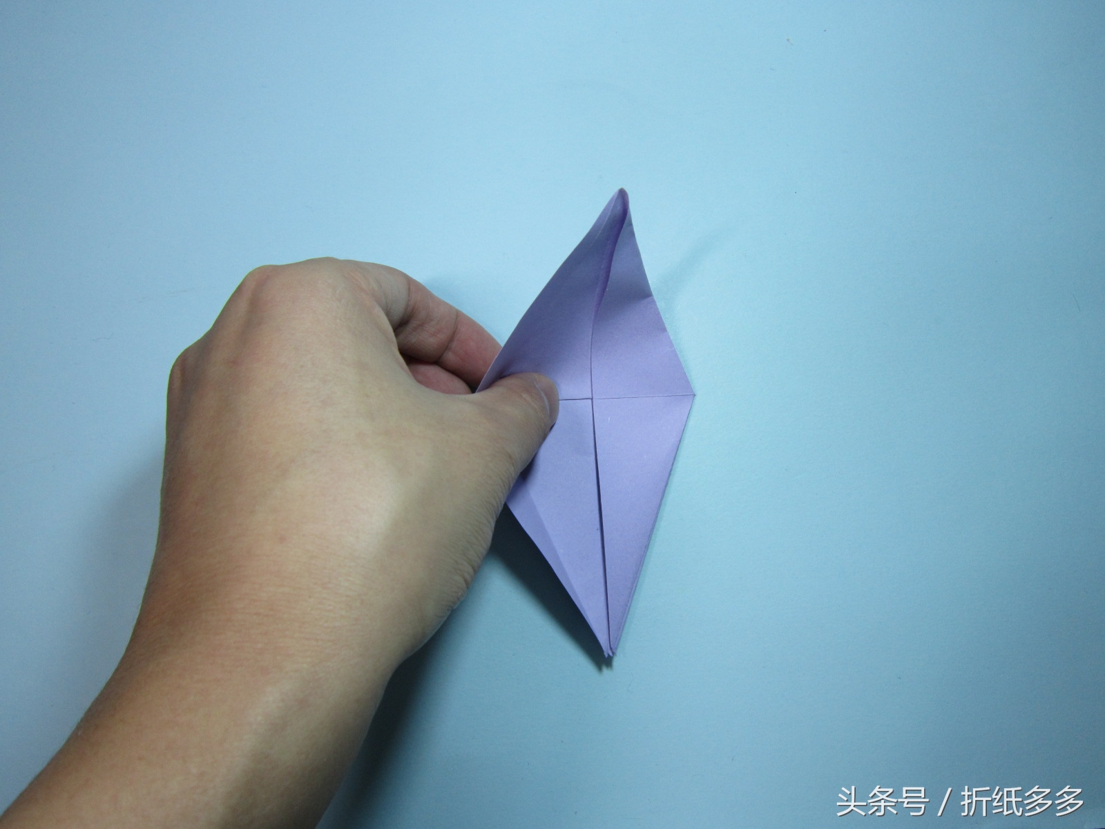 最简单千纸鹤折法4步慢动作（教你轻松简单折出千纸鹤）