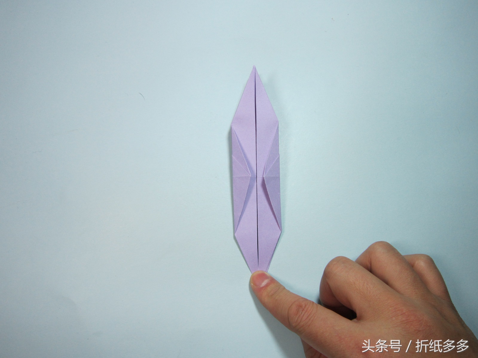 简单的折纸教程：折纸千纸鹤步骤图解