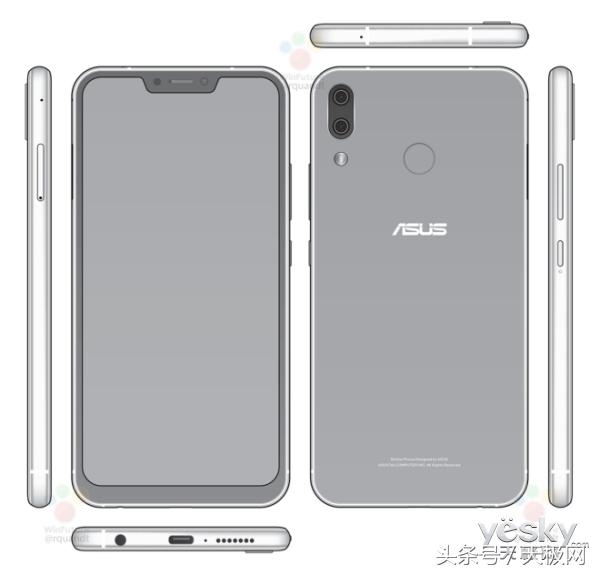 asus2款ZenFone 5系列新手机曝出:一款流海全面屏手机 一款四摄全面屏手机