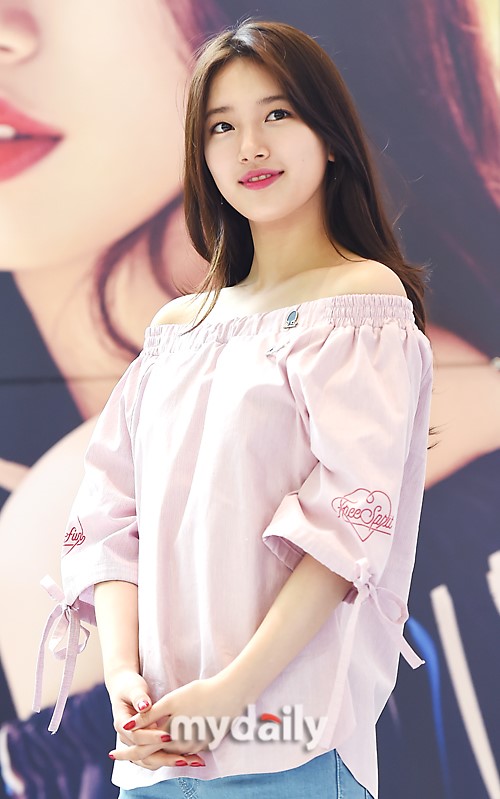 [MD PHOTO] 韩国女艺人秀智首尔参加代言品牌宣传活动